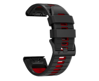 TECH-PROTECT Iconband Pro do Garmin Fenix (26mm) Black/Red 9319456605082 - 1275775 - zdjęcie 3